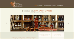 Desktop Screenshot of cavesaintcharles.com